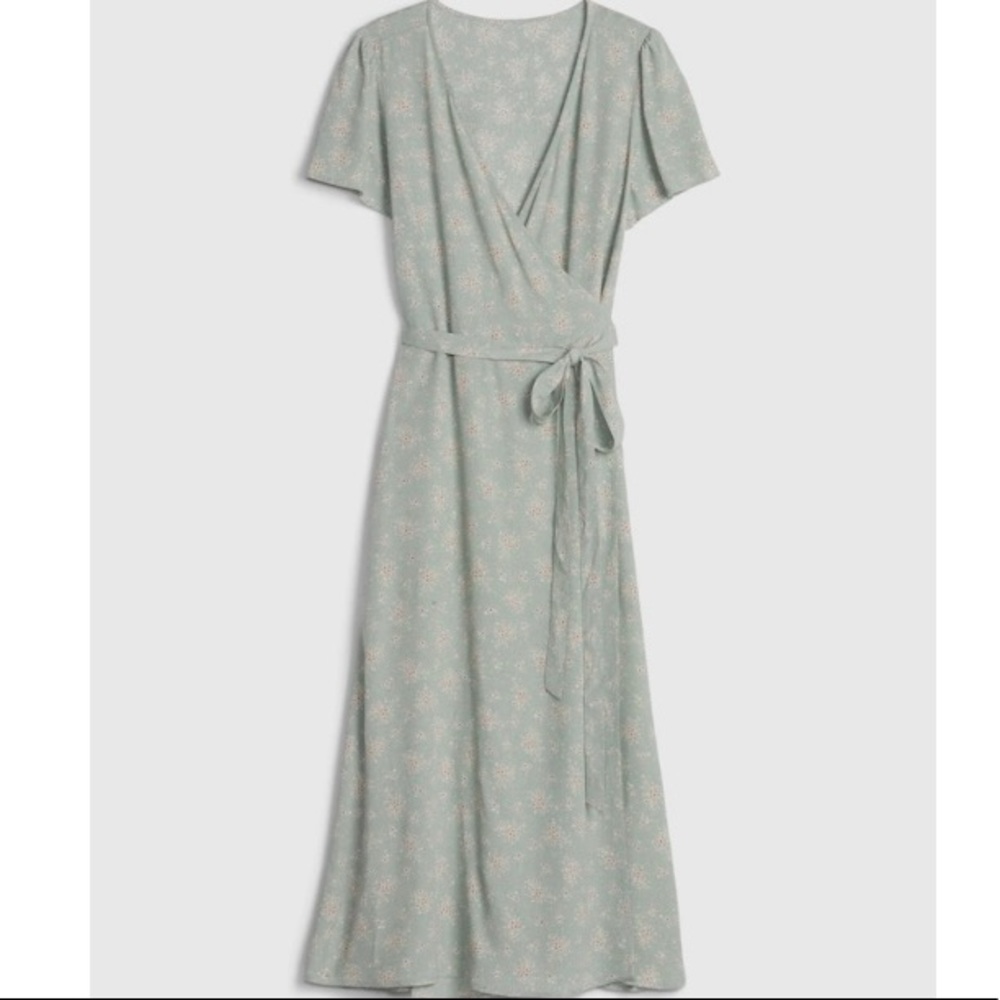 NWT GAP Wrap at waist Dress - Floral